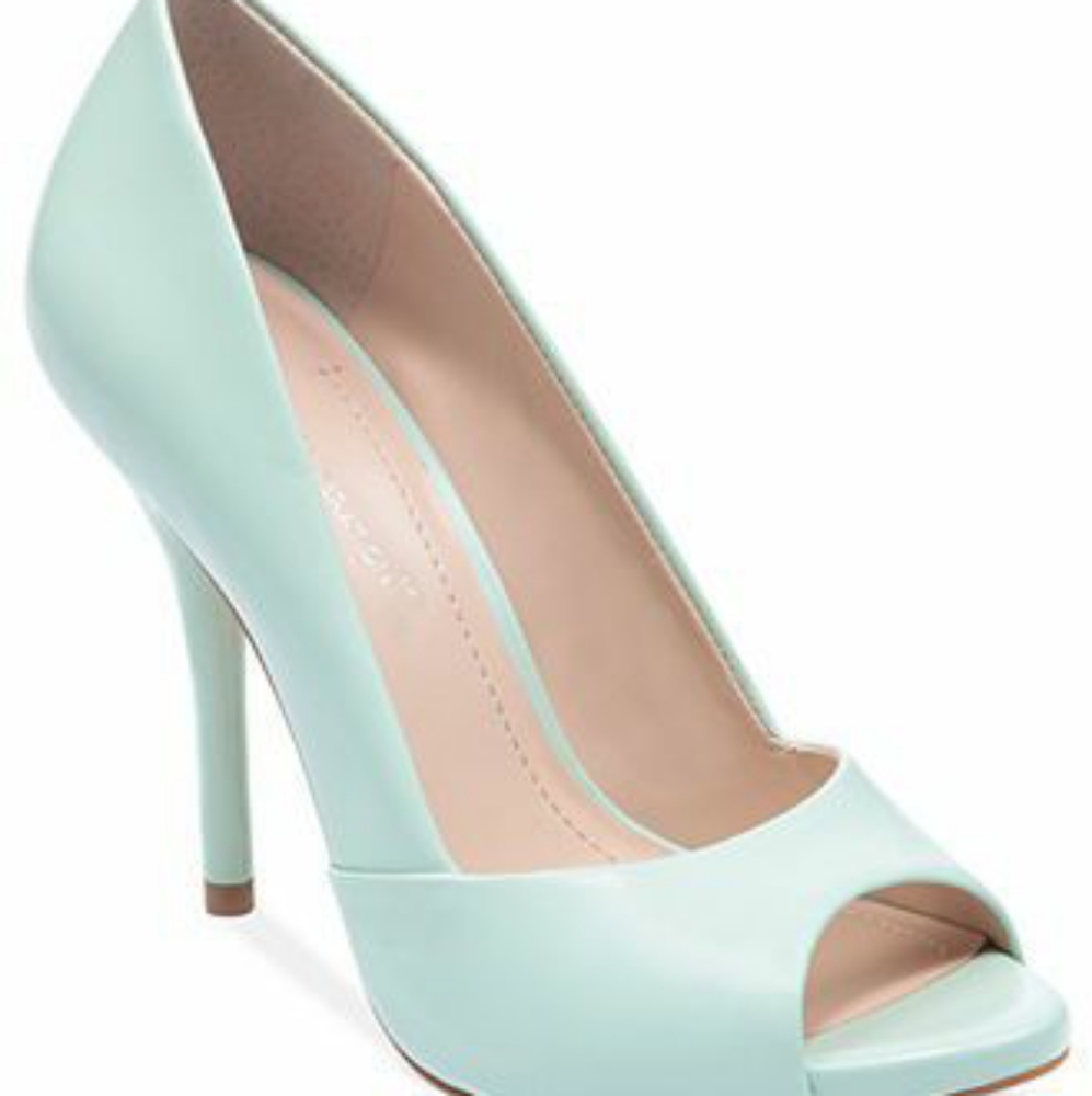BCBG Mint Julep "izzie" Open Toe Pumps